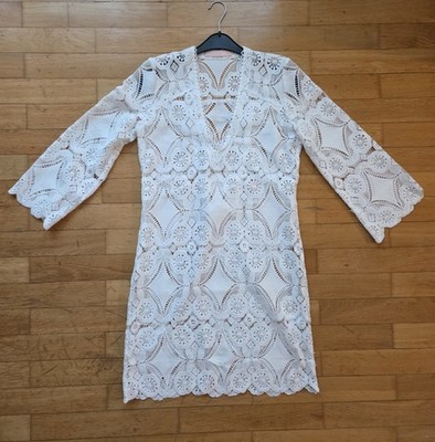 Extravagantes französisches Designerkleid der Marke ''Valerie Khalfon'' Gr.38 (ca)