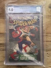 Amazing Spider-Man #42 CGC 4.0 1966 Mary Jane’s face app rhino OW to white Pages