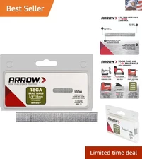 Arrow BN1810CS 18-Gauge Steel Brad Nails for Molding, Cabinets, Framing, Trim...