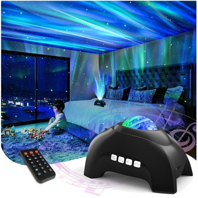 Northern Lights Star Projector with Music Speaker