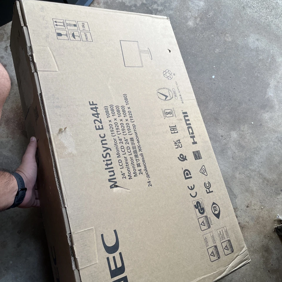 NEC MultiSync E244F 23.8" Monitor 1920x1080 60Hz 6ms - Image 4 of 4