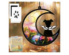 Dog Memorial Gift for Loss of Dog DIY Angel Memorial Suncatcher  Paw Print