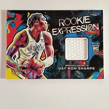 2021-22 Panini Court Kings Day'ron Sharpe RC Rookie Expression