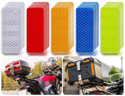 HAIKOLE Reflective Tape 50PCS Outdoor Waterproof,Safety 5color