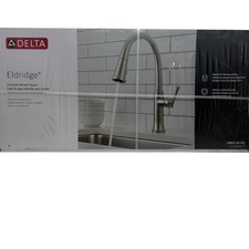 Delta Eldridge 19842-SS-DST Pull Down Kitchen Faucet Stainless MagnaTite