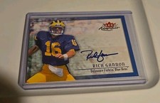 2012 Fleer Retr Autographics Rich Gannon  autograph auto DELAWARE FIGHTIN HENS 