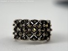 925 Sterling Silver Size 4.5 Marcasite Ring 4.76g — photo 1