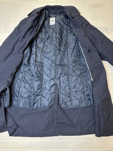 US Air Force All Weather Trench Coat 46XL w/ Removable Liner - Picture 5 of 17