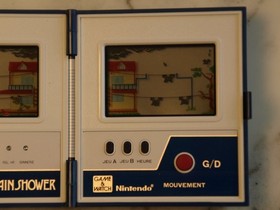 Rare FRENCH Version BOXED Rain Shower NINTENDO Game & Watch VINTAGE 1983 JI21