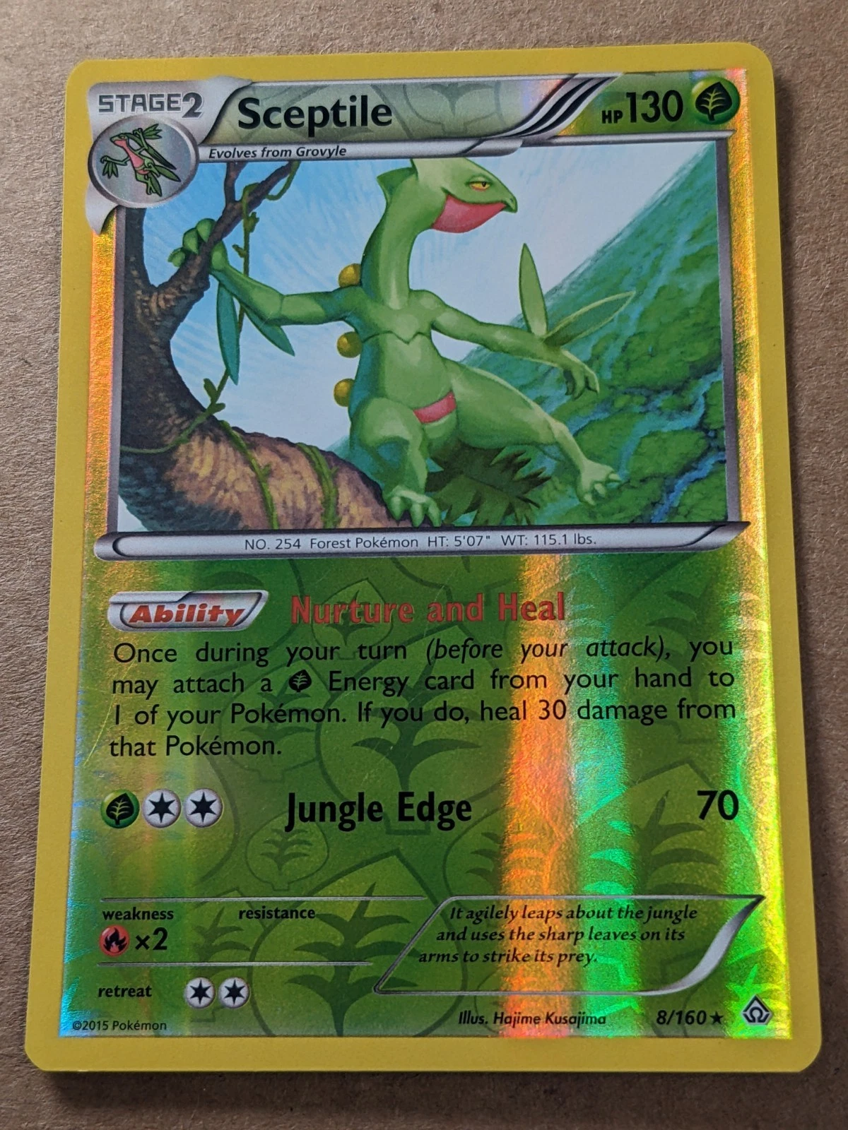 Sceptile (8/160, Reverse, LP) - Primal Clash