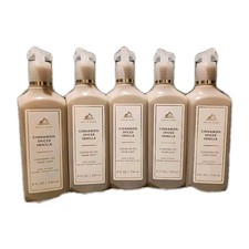 Lot Of 5 Bath Body Works Cinnamon Spiced Vanilla Cleansing Gel Hand Soap 8 Ozs