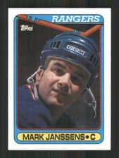 Mark Janssens 1990-91 Topps #391 New York Rangers 41155