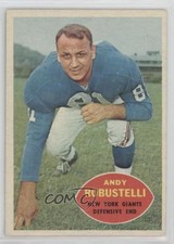 1960 Topps Andy Robustelli #81 HOF 16ez
