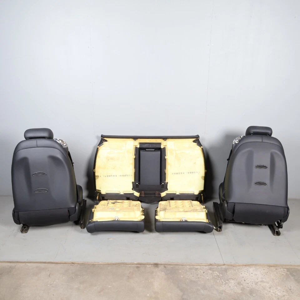 2007-2008 Mercedes CL550 CL600 Front Seat Set With Rears Black Leather OEM used - Image 3 of 4