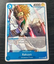 One Piece CCG Rakuyo Carrying On His Will C Card OP13-055 NM