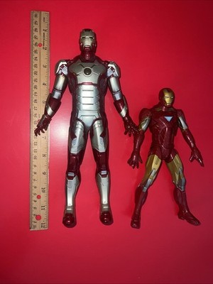Marvel Iron Man Lot Of 2 Action Figures Hasbro Used Condition