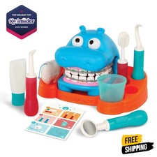 Hippodontist Dentist Plastic Play Set with 14 Accessories, Toddler and P