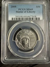 2005-W $50 Statue of Liberty, DCAM (Proof) Platinum Eagles - PCGS