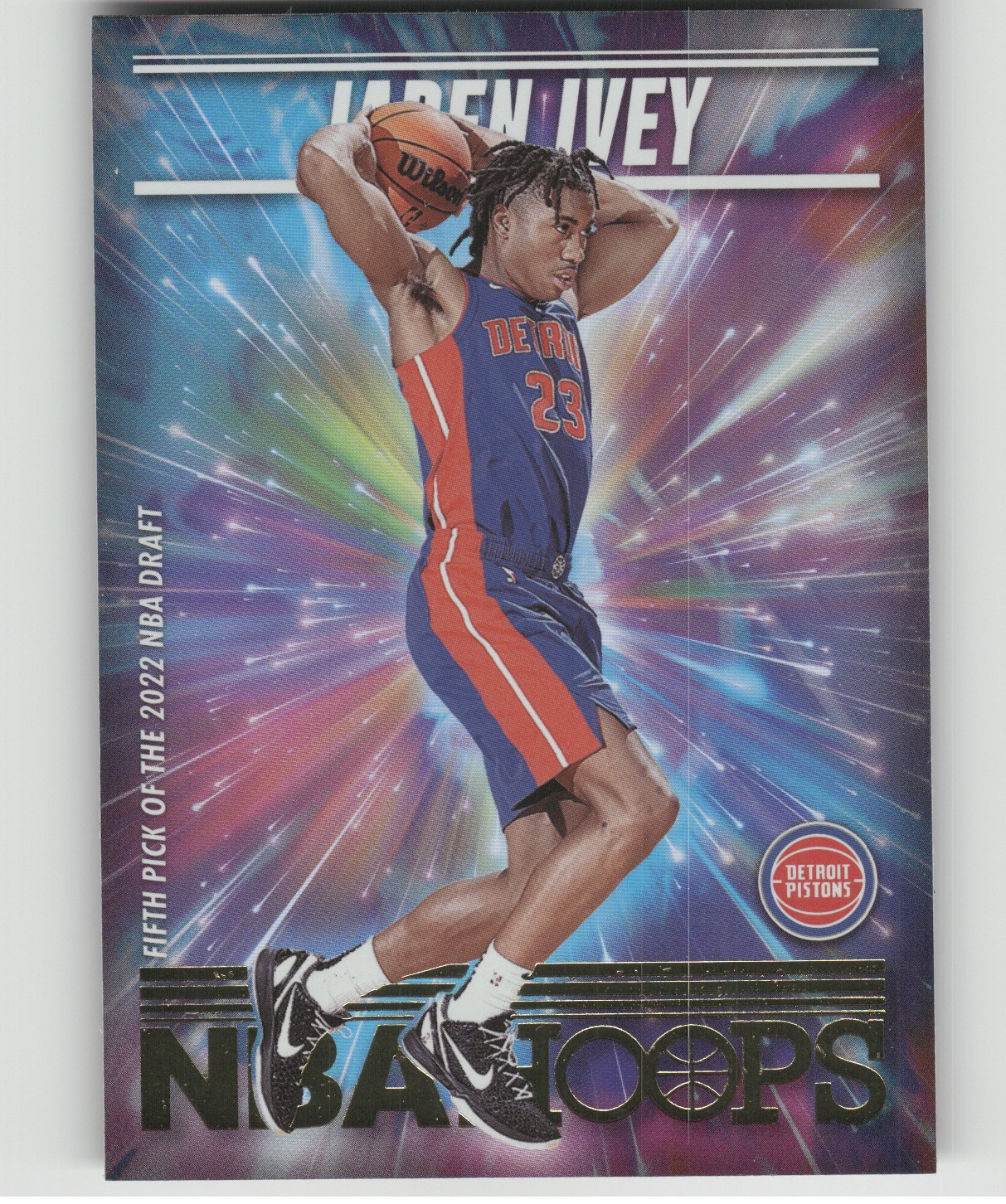 2022 NBA Hoops Jaden Ivey #4 Rookie Special Holo RC