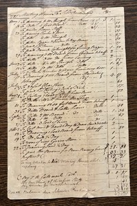 Dighton, MA Meeting House Ledger - Signed Hodijah Baylies - Sylvester Richmond