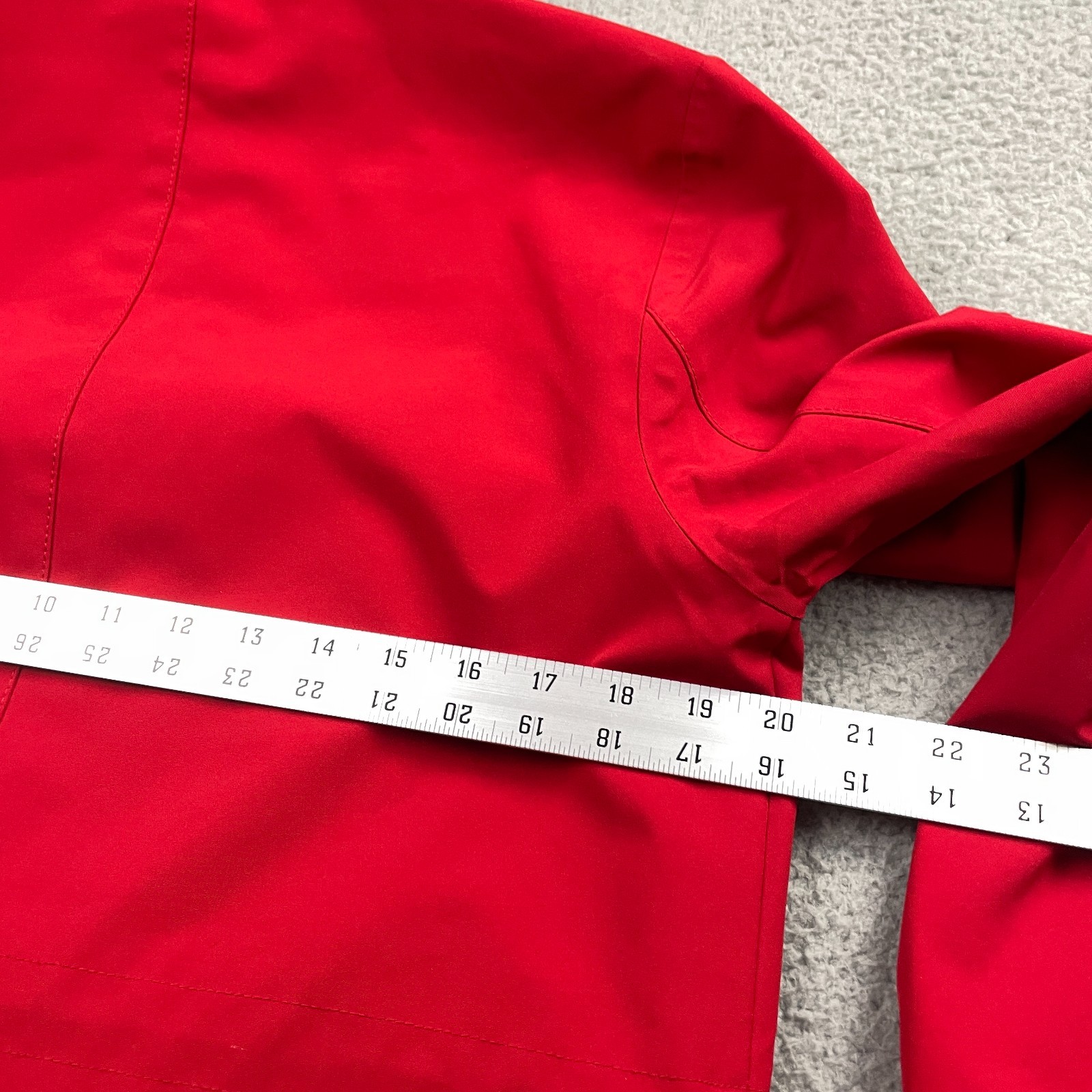 Pendleton Rain Jacket Womens Small Red Hooded Ful… - image 11