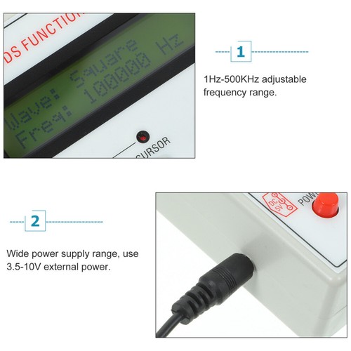 Function Signal Generator Board Sine Triangle Square Output 1Hz-500kHz Frequency - Picture 9 of 11