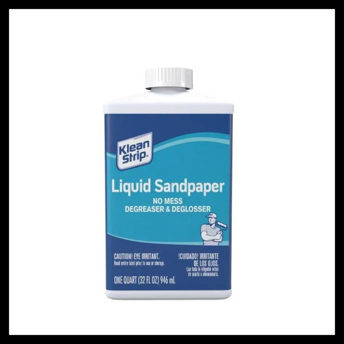 Liquid sandpaper outlet