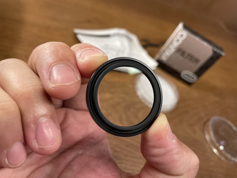 *Rare Black : Unused in Box* Contax 30.5mm L39 UV MC Filter for T3 Black From JP - Image 4 of 4