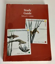 STUDY GUIDE FOR CAMPBELL ESSENTIAL BIOLOGY (WITH By Eric J. Simon & Jane B. VG