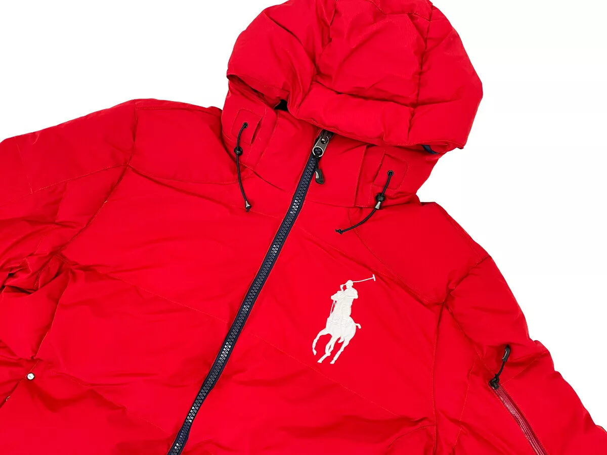 Puffer Polo Ralph Lauren Red size M International in Polyester