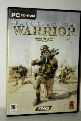 FULL SPECTRUM WARRIOR GAME USED PC CD ROM ITALIAN VERSION GD1 47513
