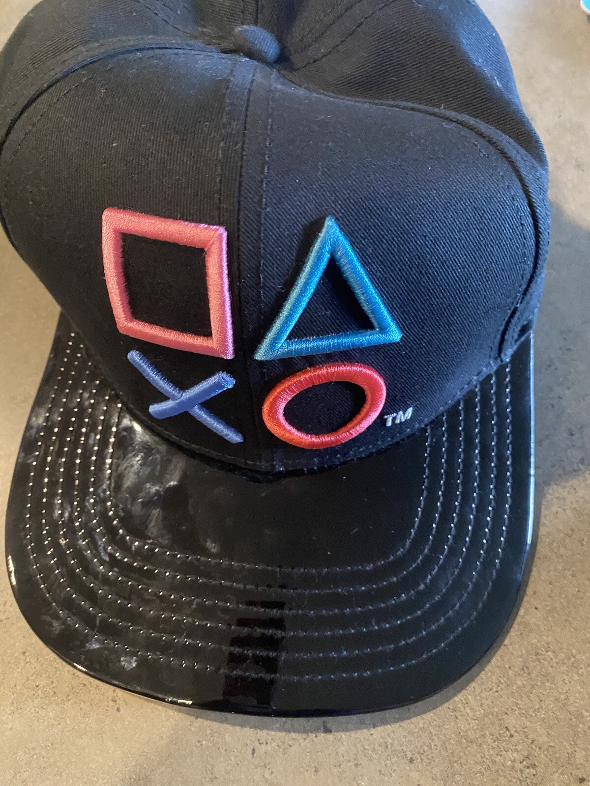 Playstation Controller Button Snapback Hat Faux L… - image 8