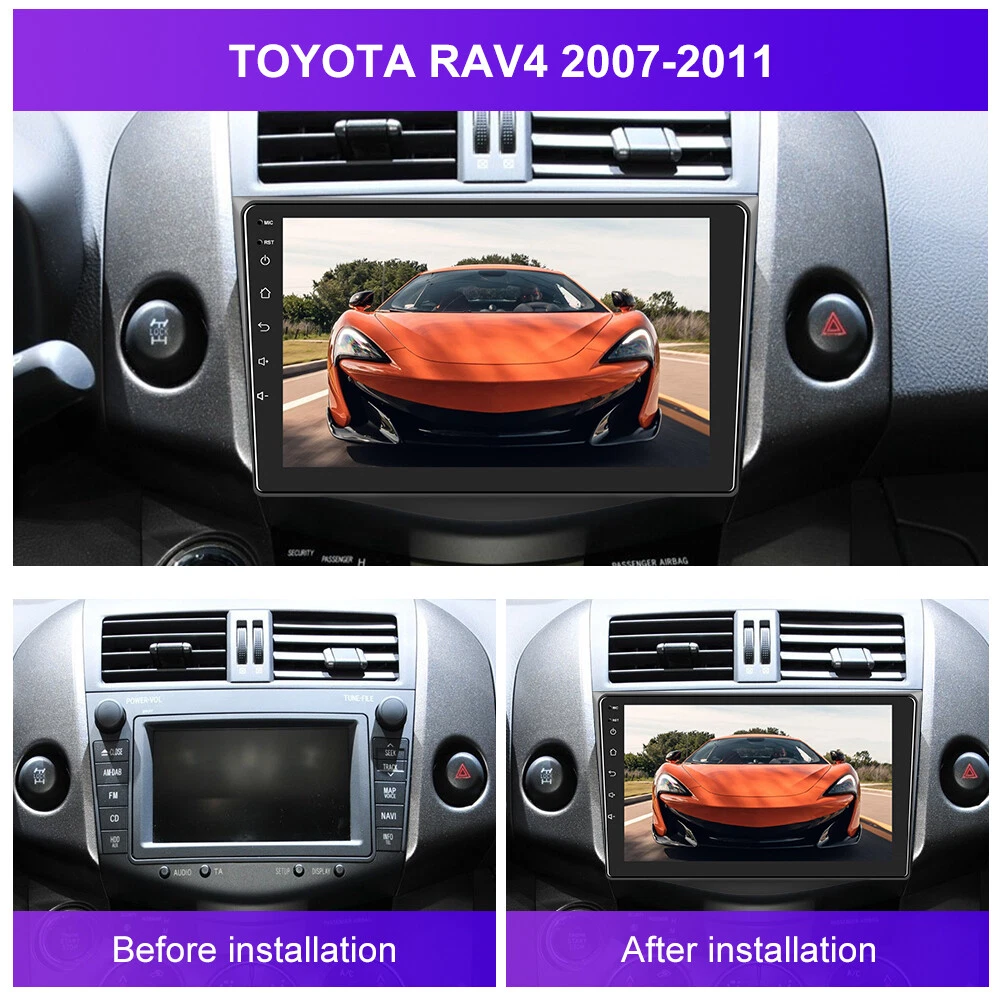 Android 11.0 For Toyota RAV4 2007 2011 Car Radio Stereo GPS Navi