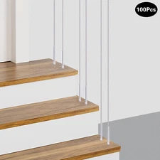 100pcs Left & Right Thread Screws Stainless Steel for Locking 1/8'' Steel Rope