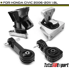 4x Engine Motor & Transmission Mount for Honda Civic 2006-2011 1.8L Auto Trans