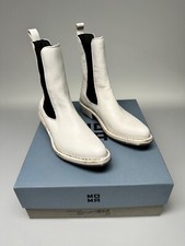 Damen Stiefeletten MOMA 1CW228 Capalbio Wash Avorio n. 37 Leder Elfenbeinfarben