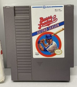 Vtg Bases Loaded 2 - Nintendo NES Baseball Video Games w/ Original Box