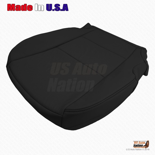 Driver & Passenger Bottom Leather Seat Cover For 2016 2017 2018 Acura