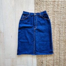 Vintage 90s Gitano Denim Midi Skirt