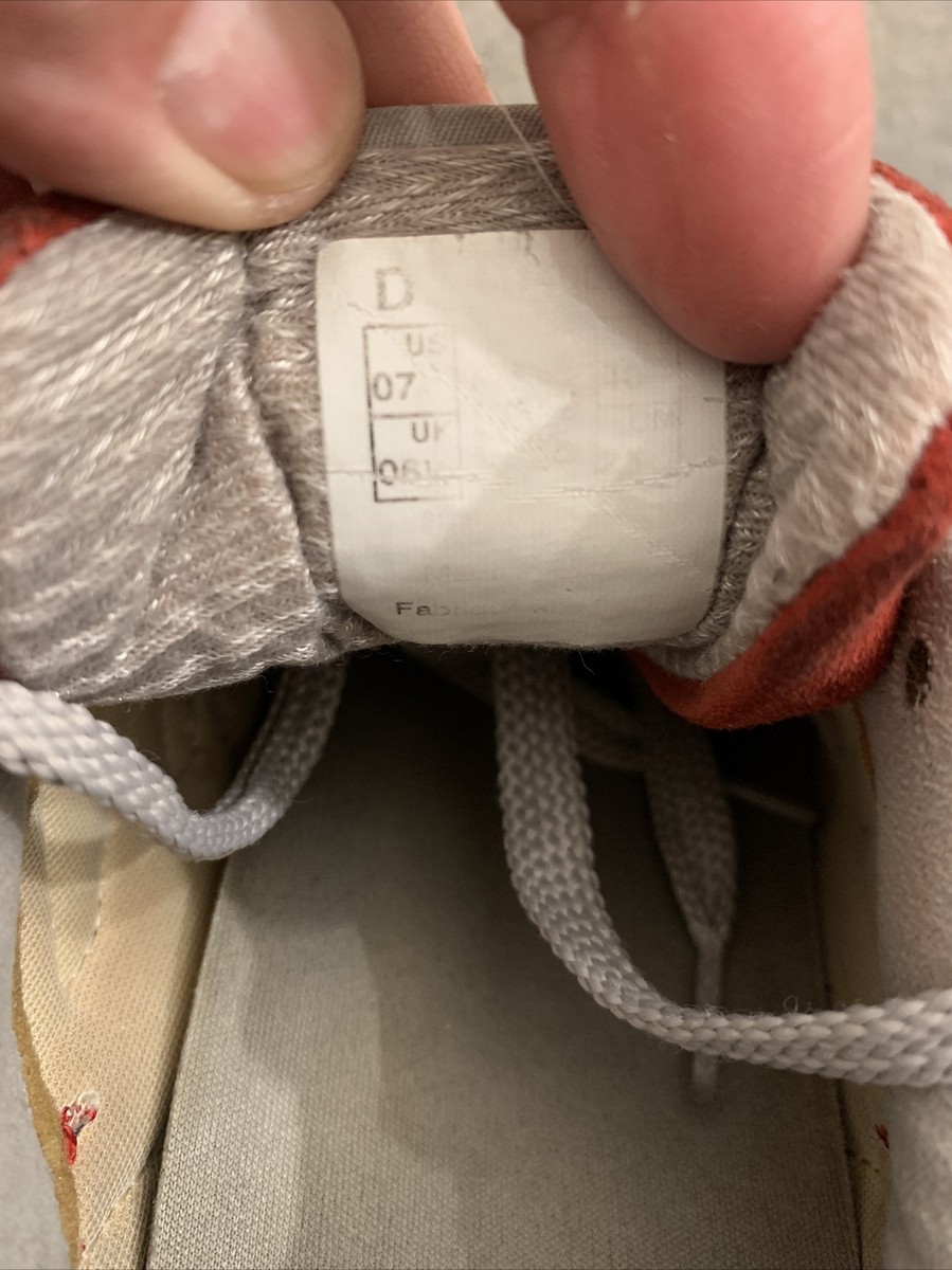 New Balance 1400 Crew Made in USA Red Gray Men Sz D