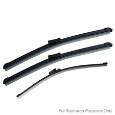 Fits Audi Q5 SUV Aero VU Exact Specific Fit Front & Rear Windscreen Wiper Blades