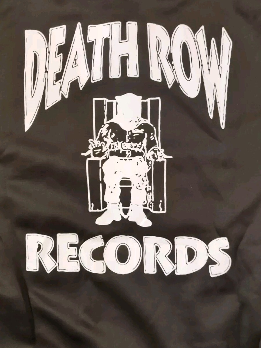 US古着DEATH ROW RECORDS 黒プルオーバースウェットトレーナー US古着DEATH ROW RECORDS 黒プルオーバースウェットトレーナー
