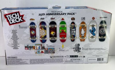 Tech Deck 25TH Anniversary Finger Skateboard 8-Pack with Limited