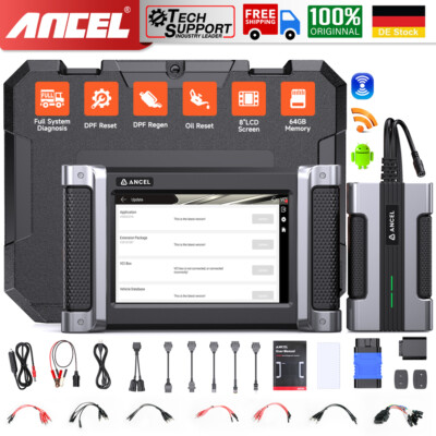 2026 Ancel HD8000 OBD2 Diagnosegerät LKW DPF-Regeneration Öl Fehlerauslesegerät