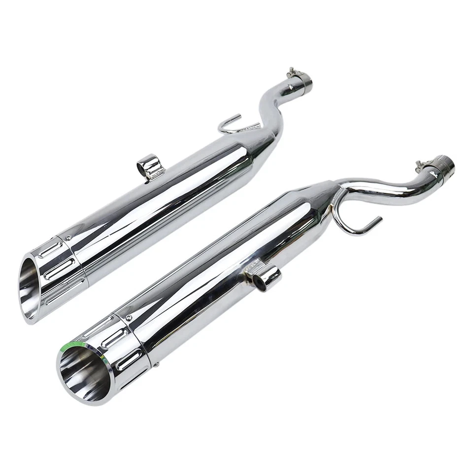 Mufflers Tail Pipe Slip-On Exhaust System Fit For BMW R18 Classic 100 Year R18B - Image 3 of 4