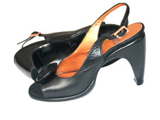 Charles Jourdan SZ 6.5 M Vintage CJBIS RARE ALL LEATHER SHOES