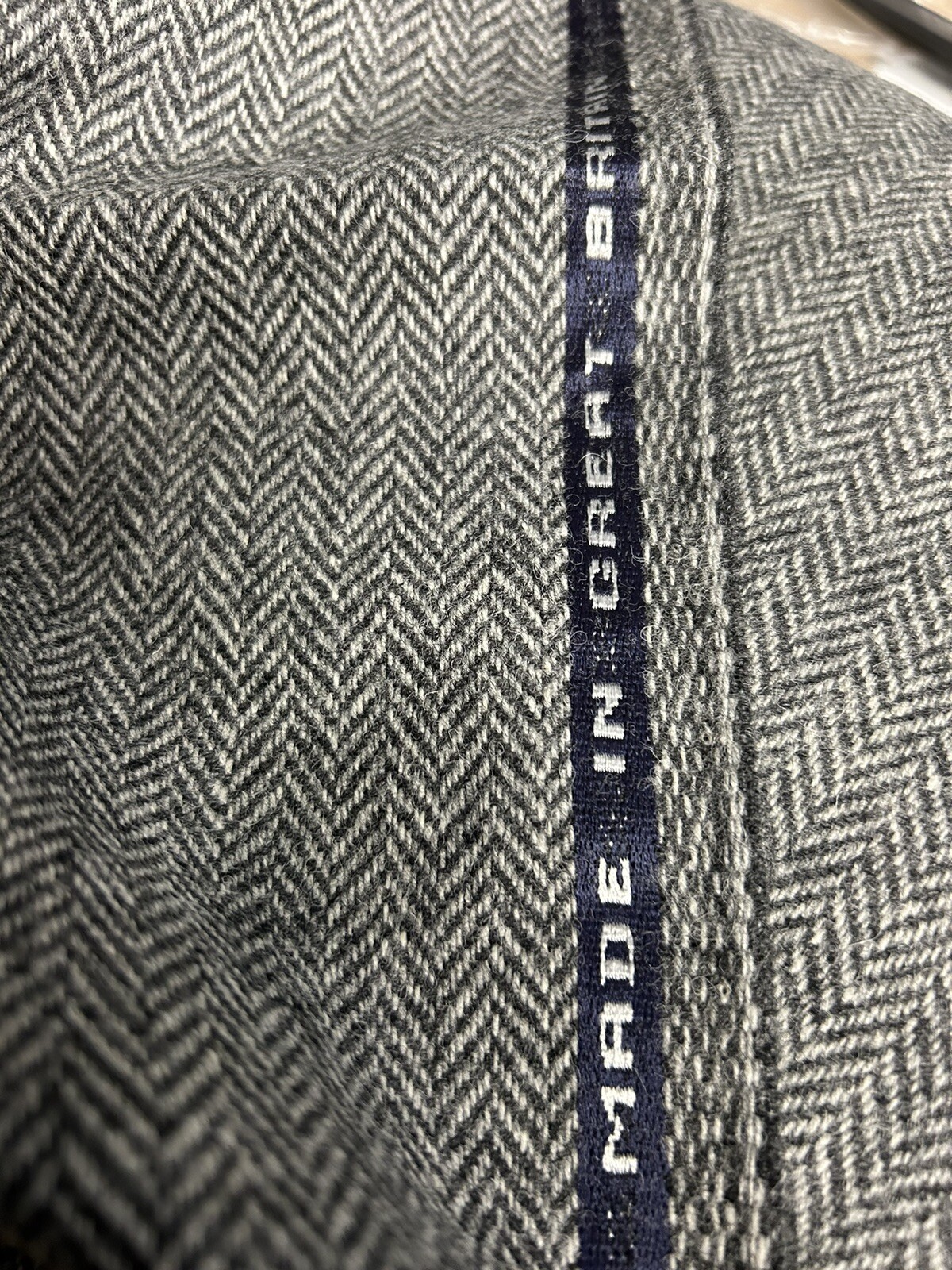 Veste Vintage Aspesi En Tweed à Chevrons - Laine 100% - Taille XL - Parfait état