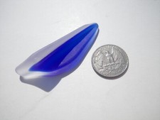 Sea Glass, Unique Shape, Guessing it is a Corner Piece from a Square Bottle