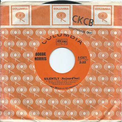 Bobbe Norris:Silently (Aujourd'hui)/Let's start all over again:Columbia:Canada