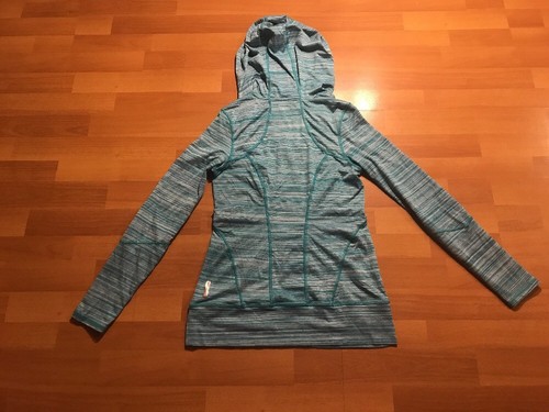 Zella Long Sleeve Light Hoodie Women's Size Small S Striped Designs Active Gym - Picture 6 of 7